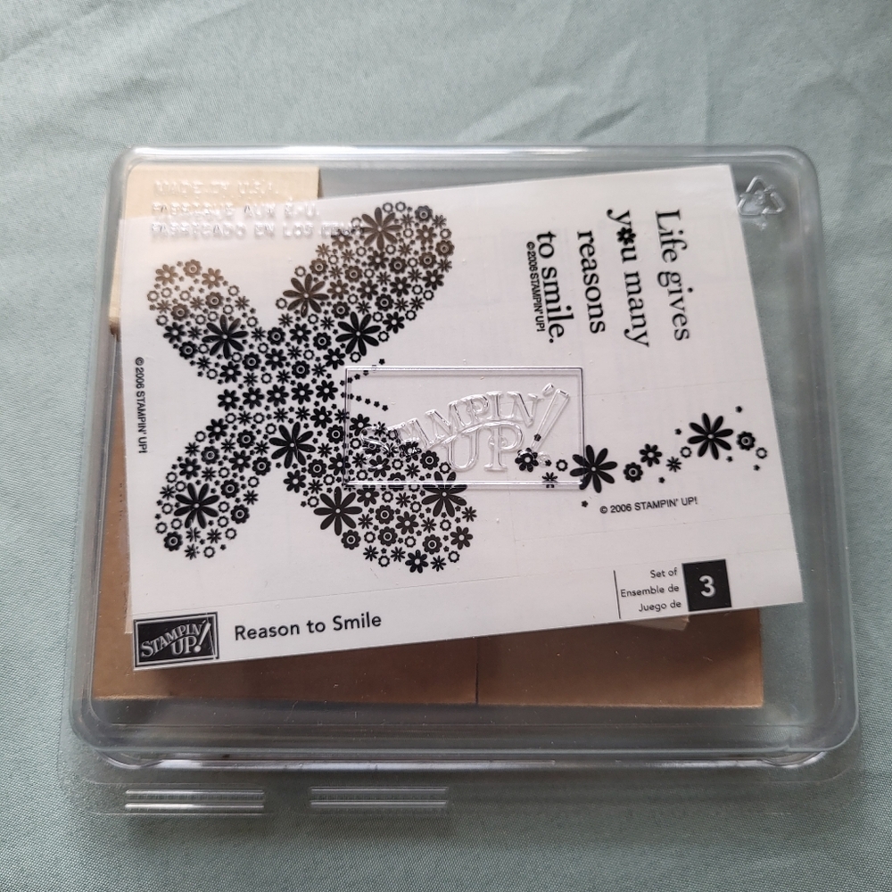 Stampin' Up! Reason To Smile Stamps. 2006. New In Package